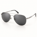 OPTIK Harbor — Silver frame, Smoke Grey lenses — product