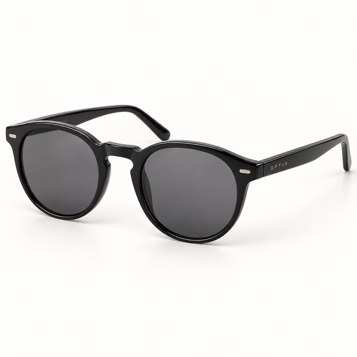 OPTIK Sable — Black frame, Smoke Grey lenses — product