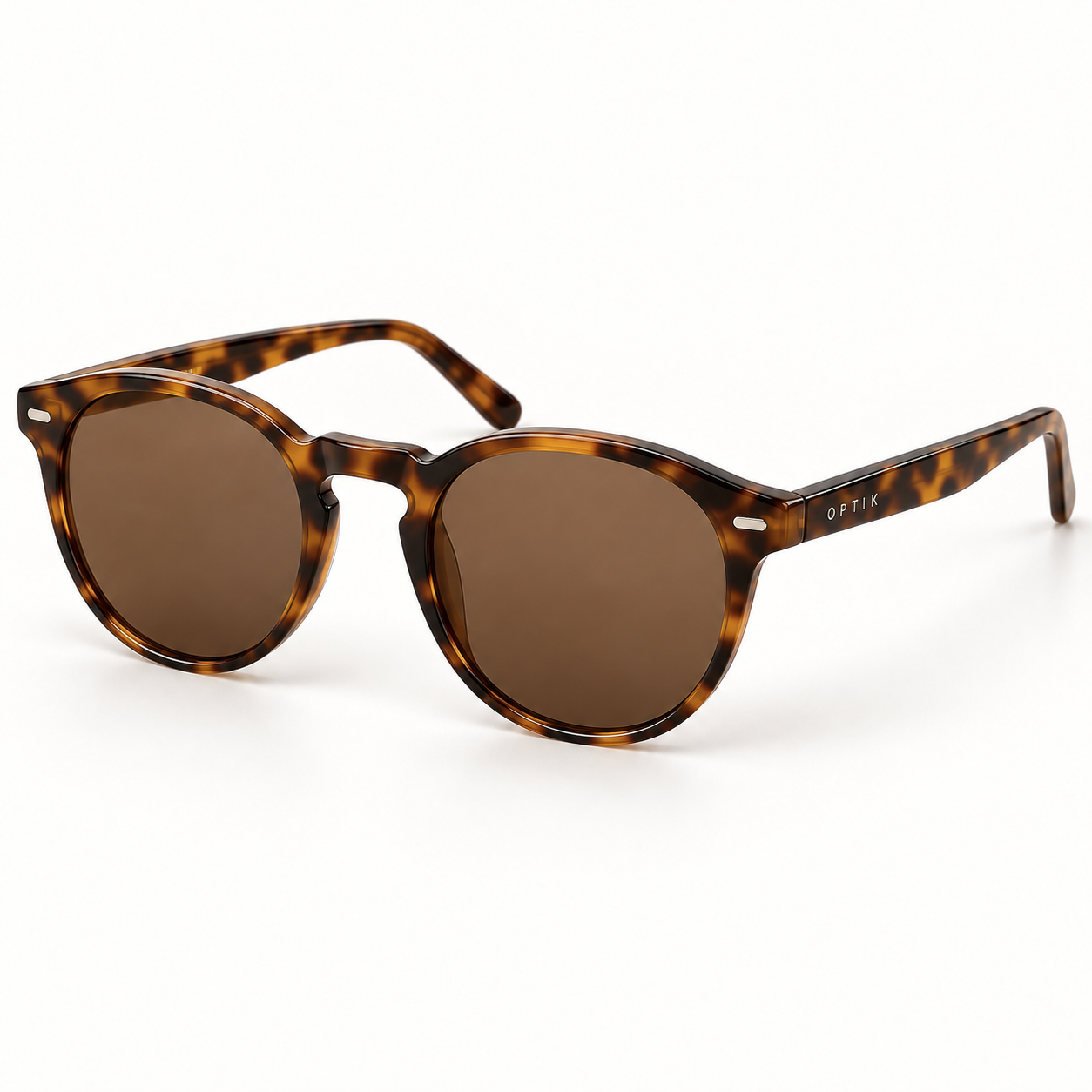 OPTIK Sable — Tortoise frame, Brown lenses — product