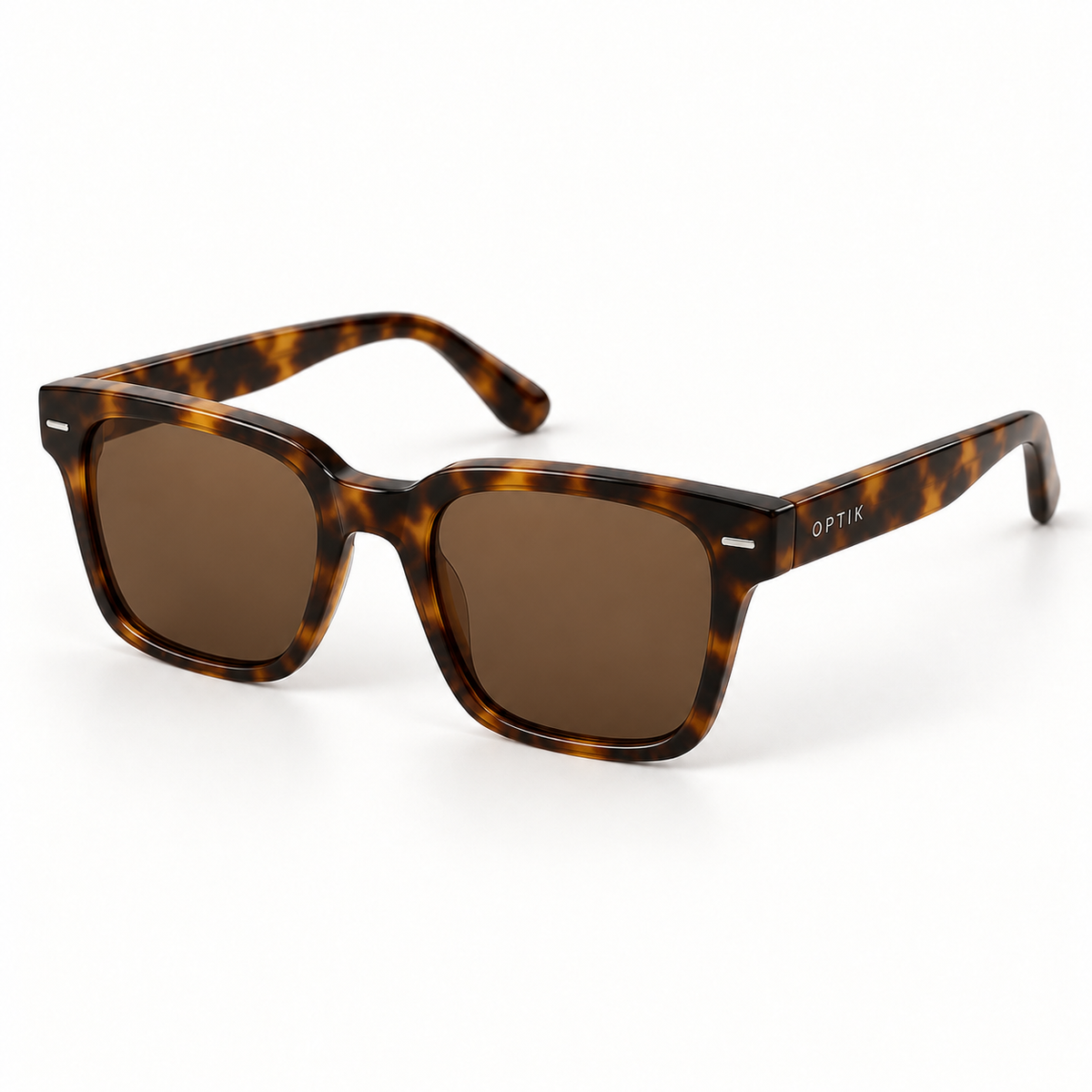 OPTIK Terra — Tortoise frame, Brown lenses — product
