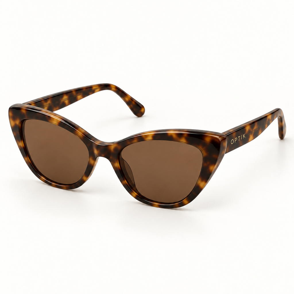 OPTIK Vale — Tortoise frame, Brown lenses — product