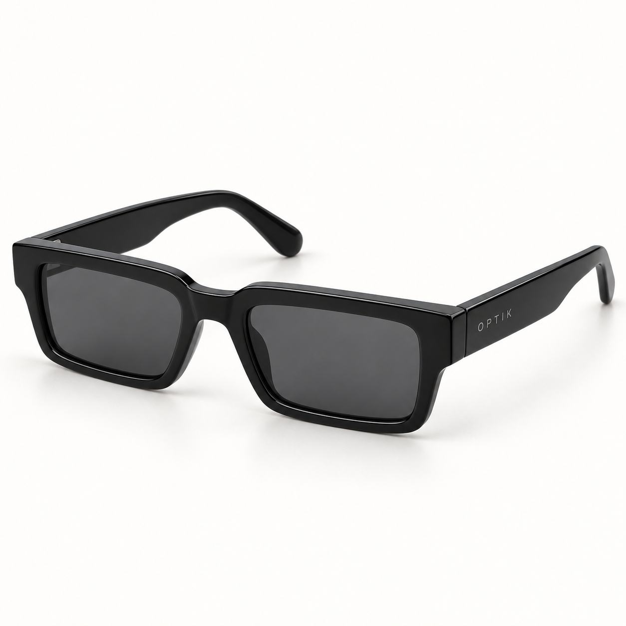 OPTIK Summit — Black frame, Smoke Grey lenses — product