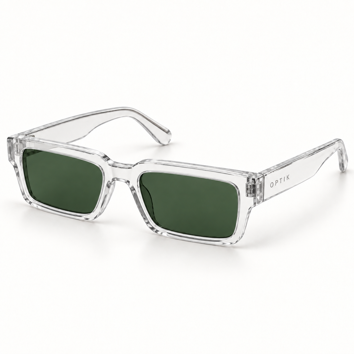 OPTIK Summit — Crystal frame, Green lenses — product