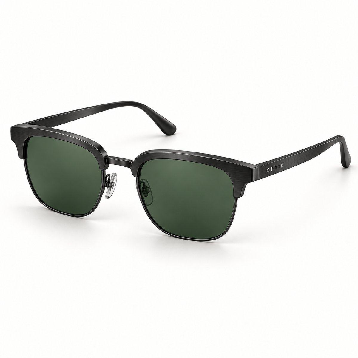 OPTIK Orbit — Black frame, Green lenses — product