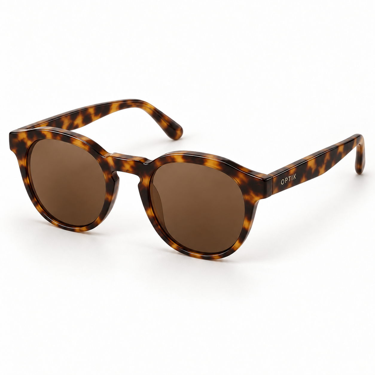 OPTIK Rove — Tortoise frame, Brown lenses — product