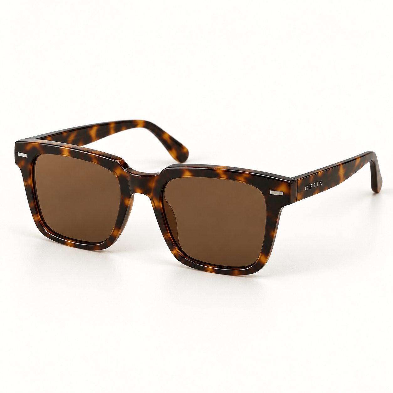 OPTIK Sierra — Tortoise frame, Brown lenses — product
