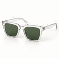 OPTIK Sierra — Crystal frame, Green lenses — product