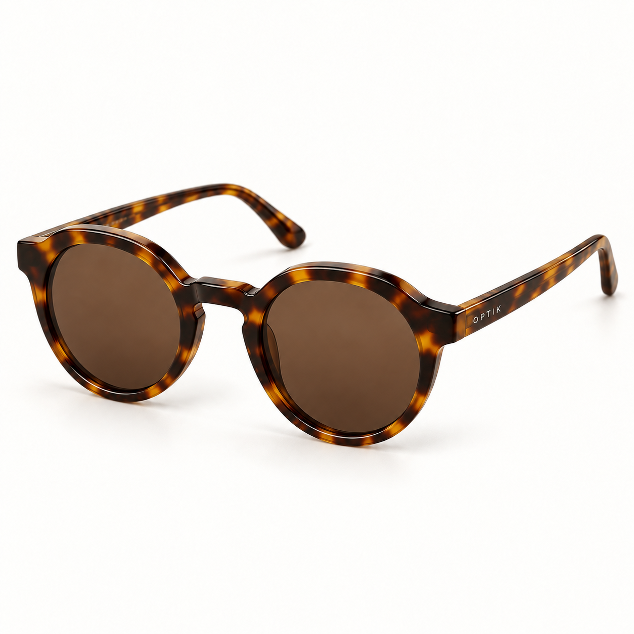OPTIK Marlow — Tortoise frame, Brown lenses — product