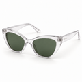 OPTIK Tempo — Crystal frame, Green lenses — product