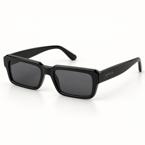 OPTIK Canto — Black frame, Smoke Grey lenses — product
