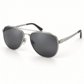 OPTIK Haven — Silver frame, Smoke Grey lenses — product