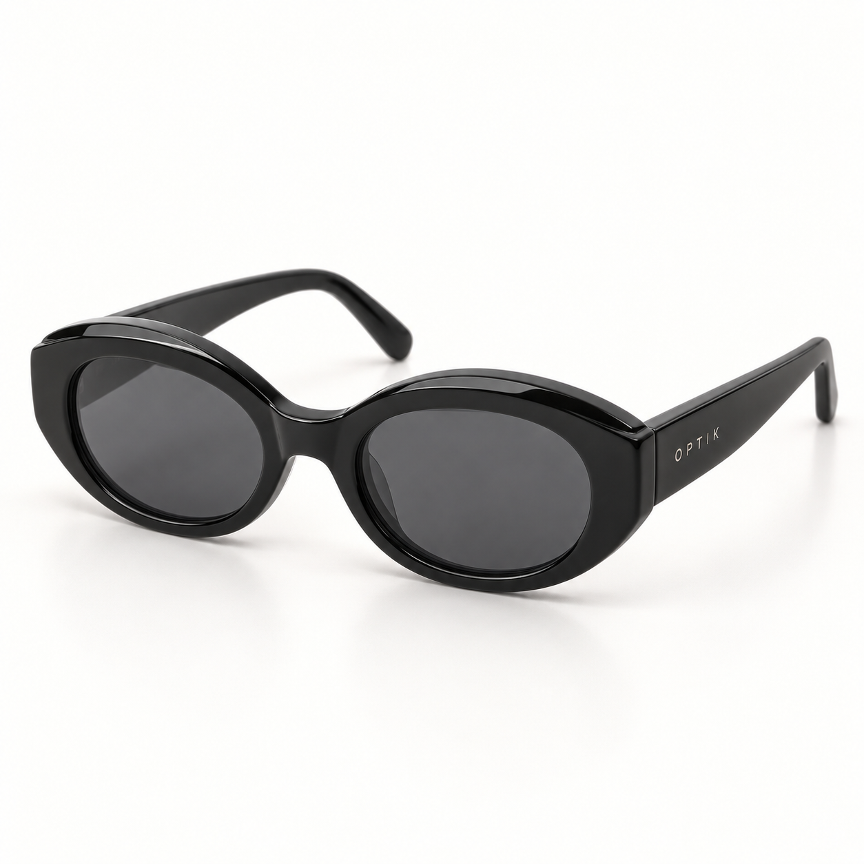 OPTIK Strand — Black frame, Smoke Grey lenses — product