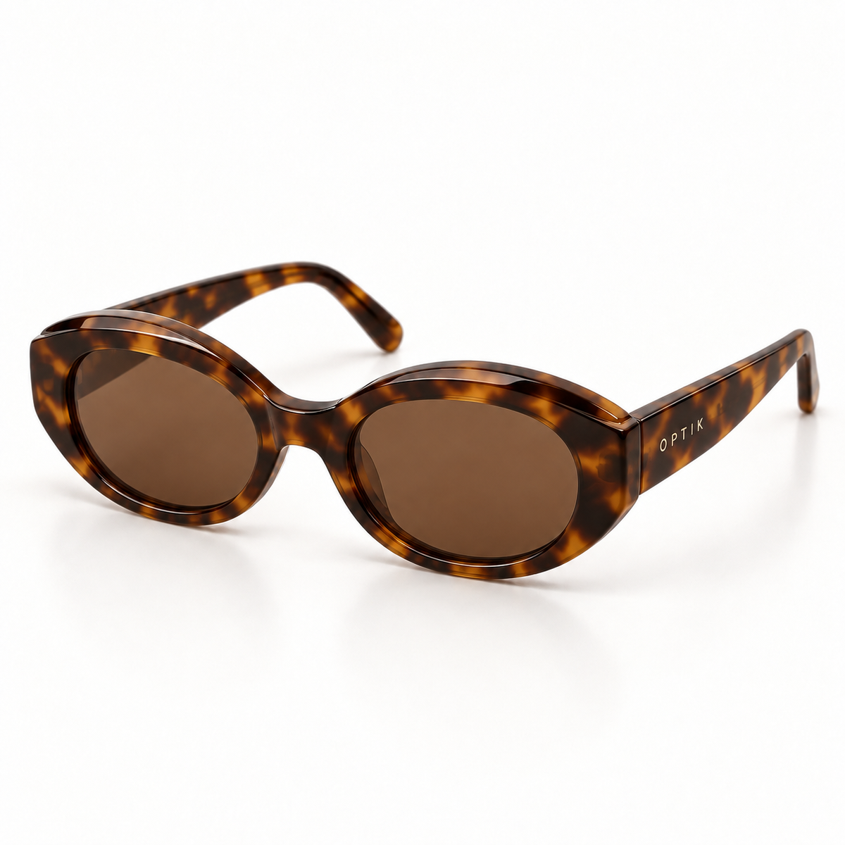 OPTIK Strand — Tortoise frame, Brown lenses — product