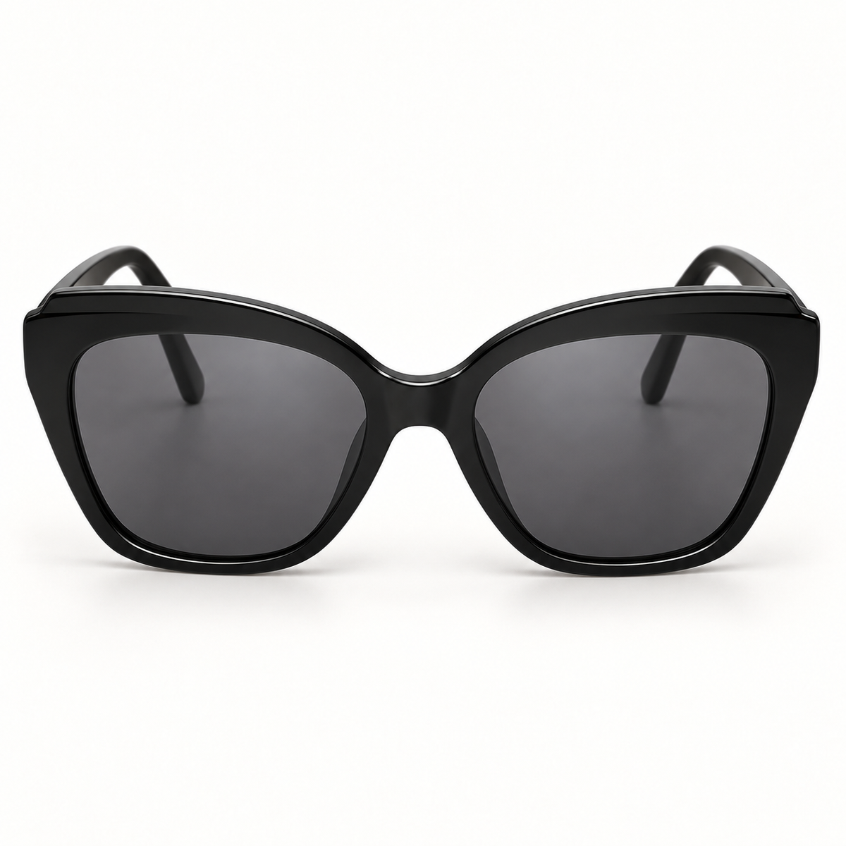 OPTIK Flint — Black frame, Smoke Grey lenses — detail