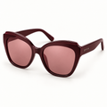 OPTIK Flint — Burgundy frame, Rose lenses — product