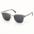 OPTIK Sol — Silver frame, Smoke Grey lenses — product