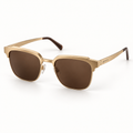 OPTIK Sol — Gold frame, Brown lenses — product