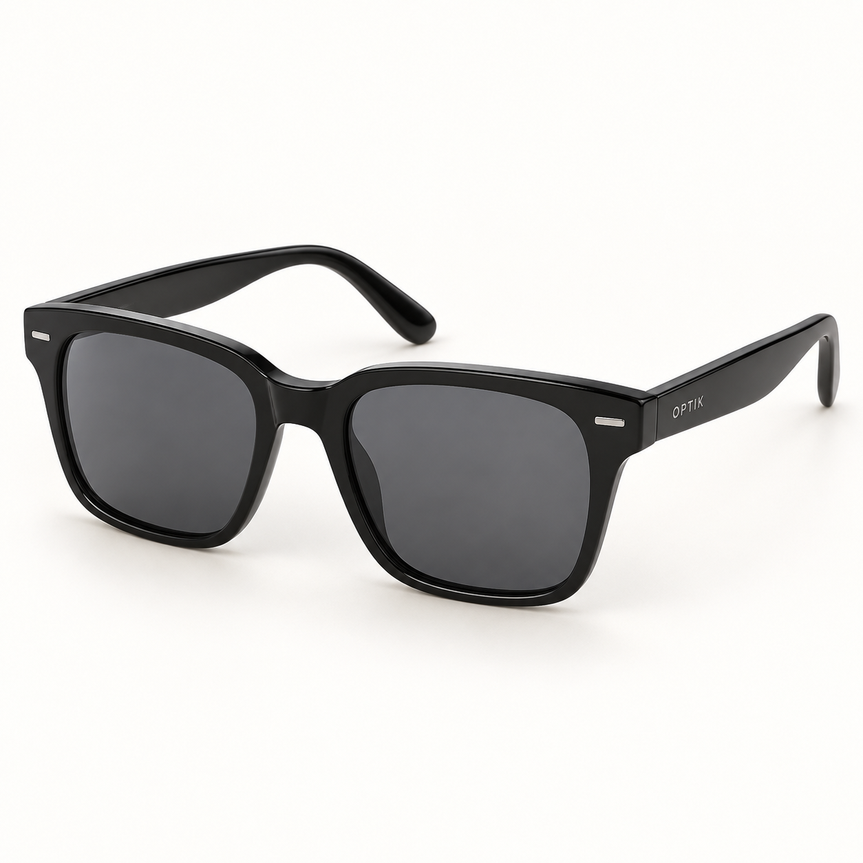 OPTIK Palma — Black frame, Smoke Grey lenses — product