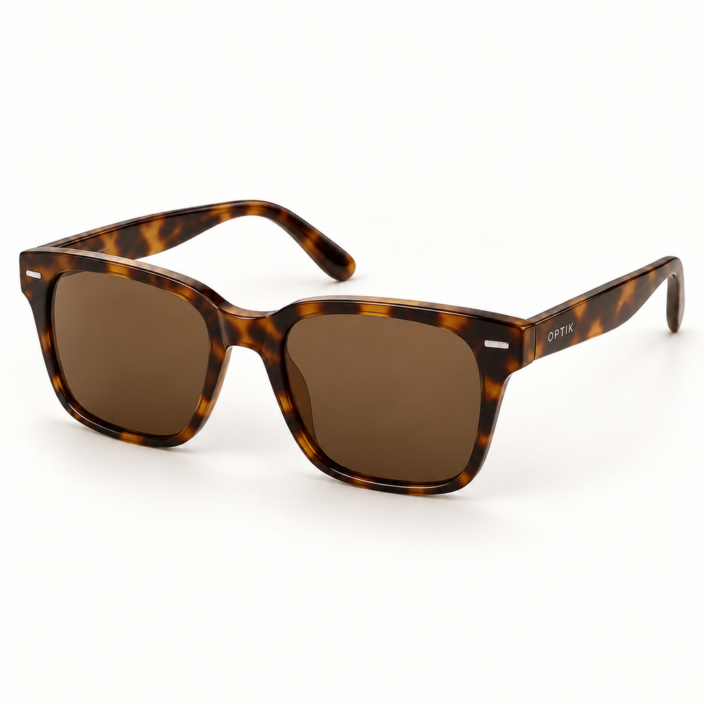 OPTIK Palma — Tortoise frame, Brown lenses — product