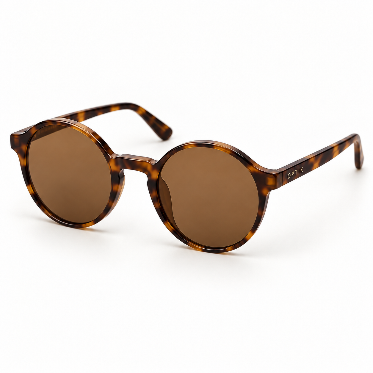 OPTIK Muse — Tortoise frame, Brown lenses — product