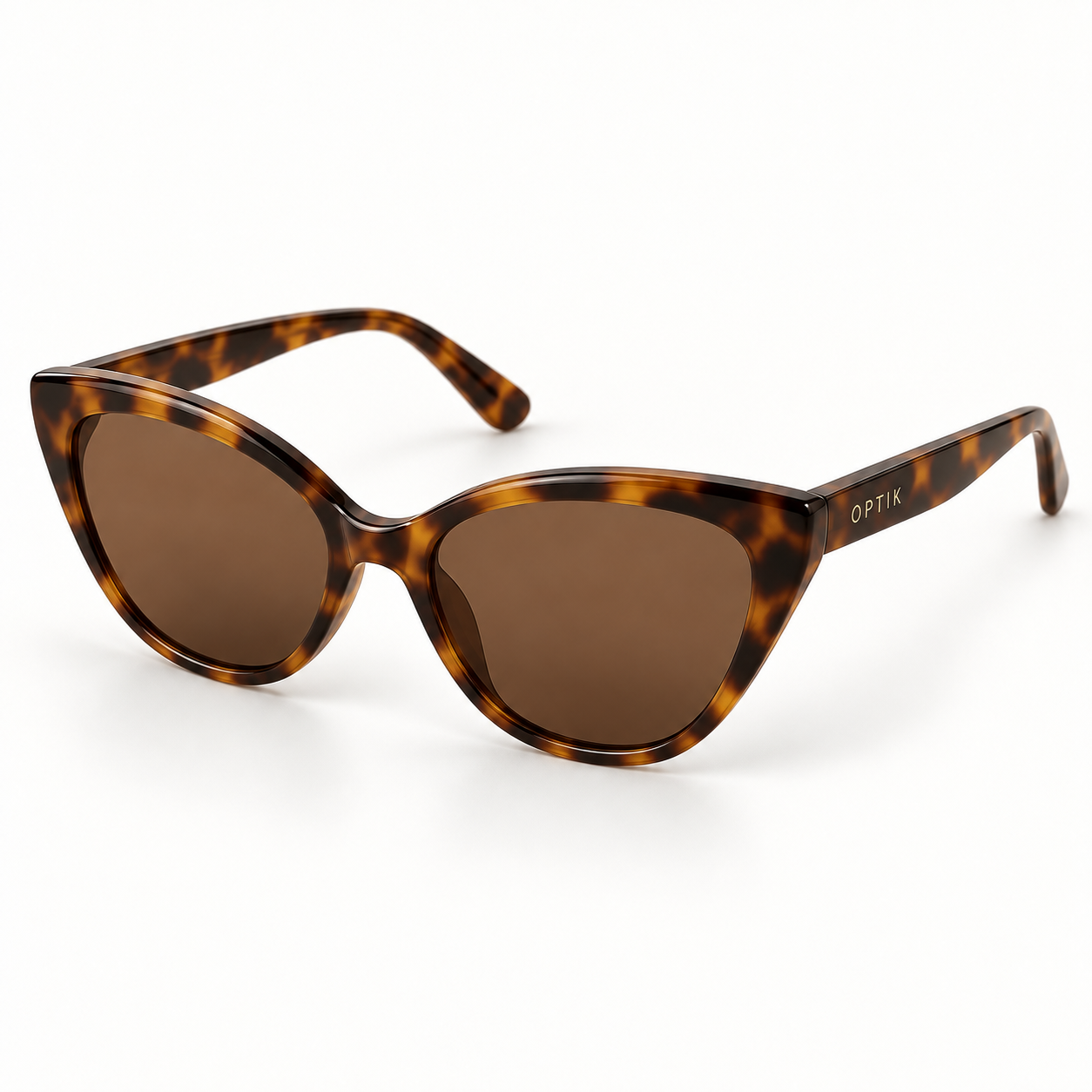 OPTIK Lido — Tortoise frame, Brown lenses — product