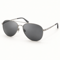 OPTIK Zenith — Silver frame, Smoke Grey lenses — product
