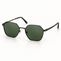 OPTIK Riviera — Black frame, Green lenses — product