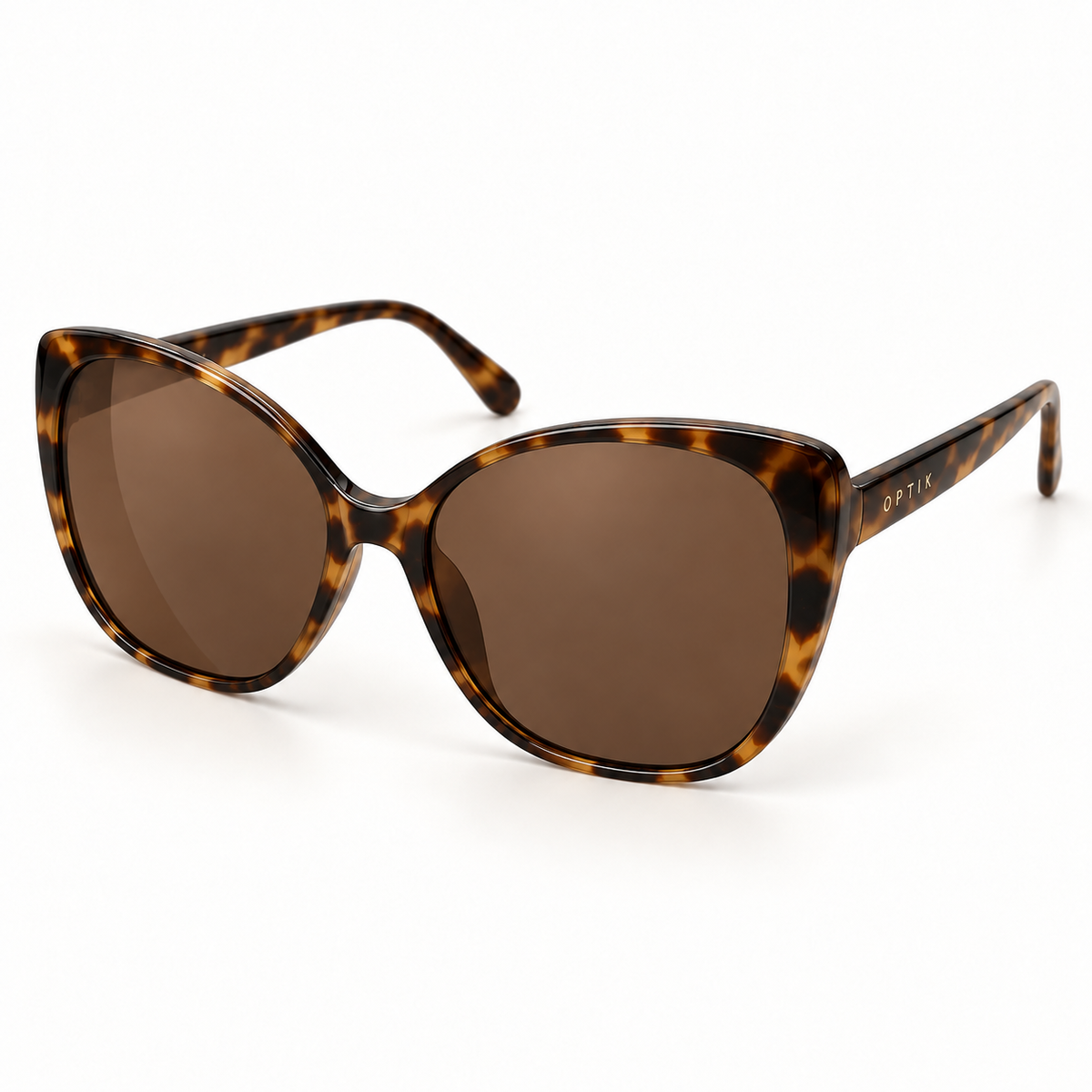 OPTIK Noma — Tortoise frame, Brown lenses — product