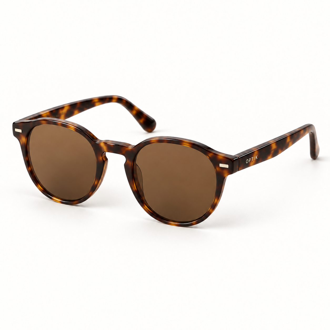 OPTIK Radius — Tortoise frame, Brown lenses — product