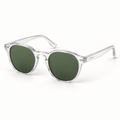 OPTIK Radius — Crystal frame, Green lenses — product