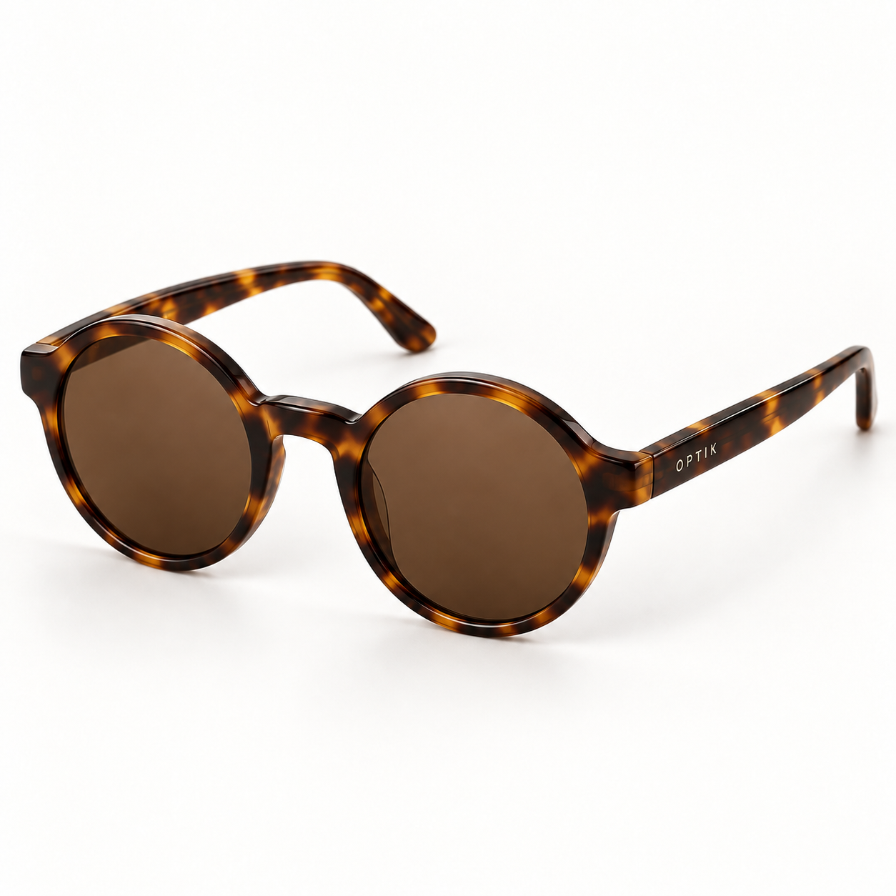 OPTIK Zephyr — Tortoise frame, Brown lenses — product