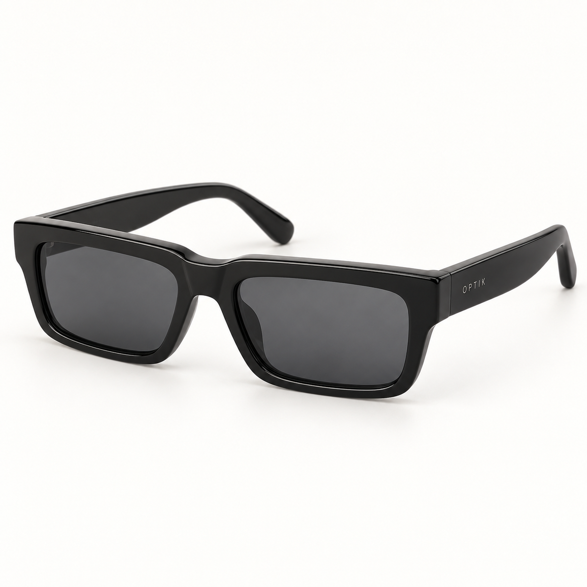 OPTIK Axis — Black frame, Smoke Grey lenses — product