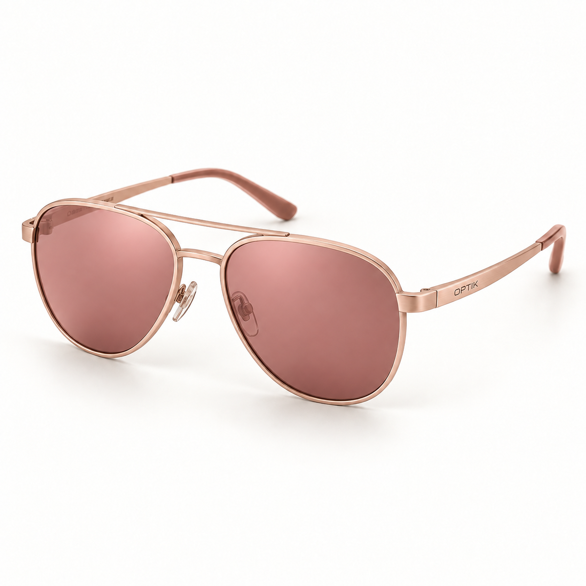 OPTIK Meridian — Rose Gold frame, Rose lenses — product