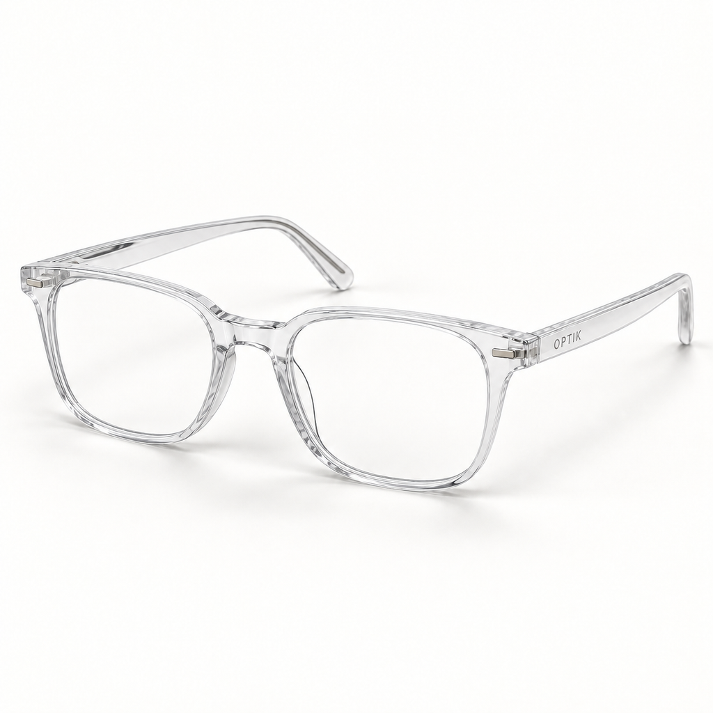 OPTIK Folio — Crystal frame, Clear lenses — product