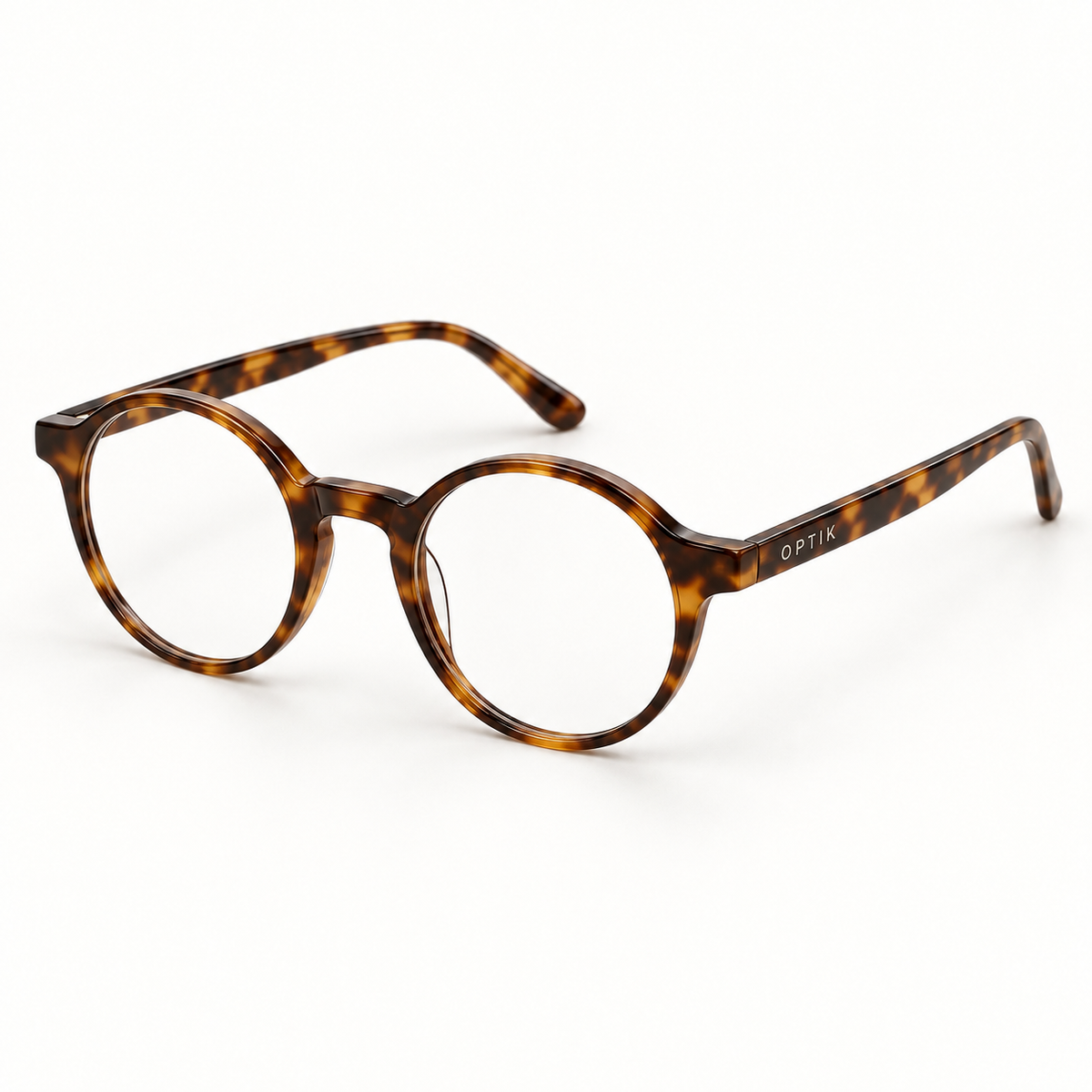 OPTIK Verse — Tortoise frame, Clear lenses — product