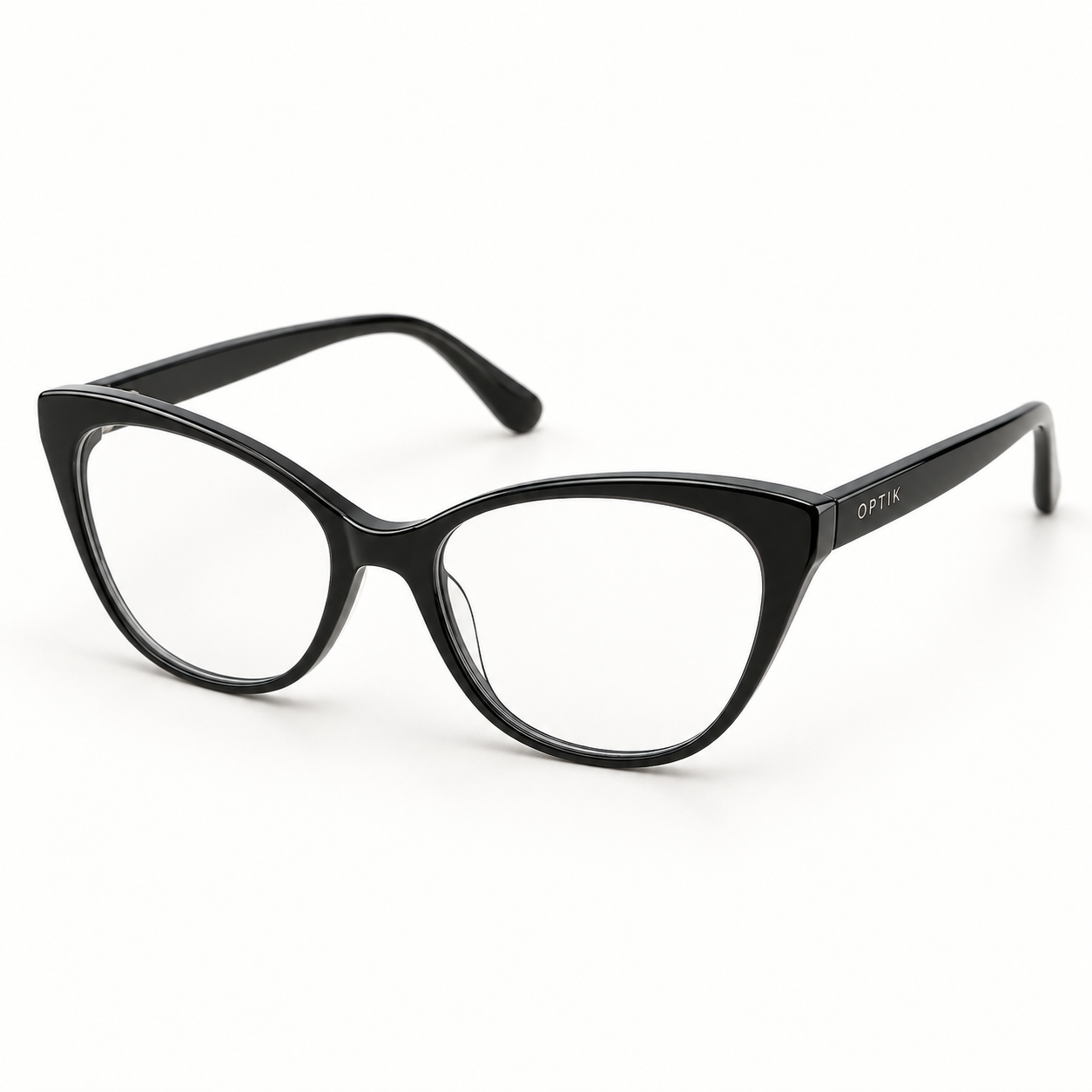 OPTIK Studio — Black frame, Clear lenses — product