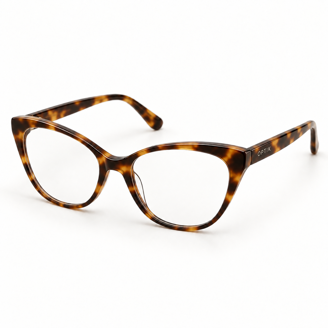 OPTIK Studio — Tortoise frame, Clear lenses — product