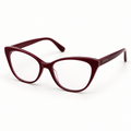 OPTIK Studio — Burgundy frame, Clear lenses — product