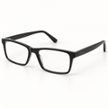 OPTIK Quill — Black frame, Clear lenses — product