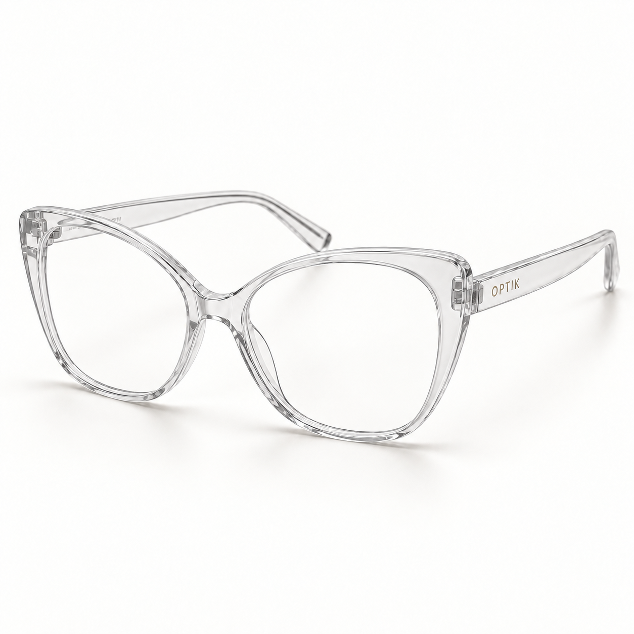 OPTIK Outline — Crystal frame, Clear lenses — product