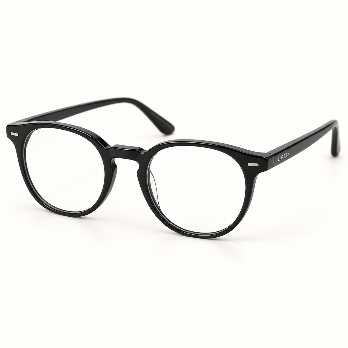 OPTIK Note — Black frame, Clear lenses — product