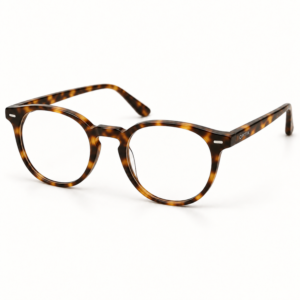 OPTIK Note — Tortoise frame, Clear lenses — product