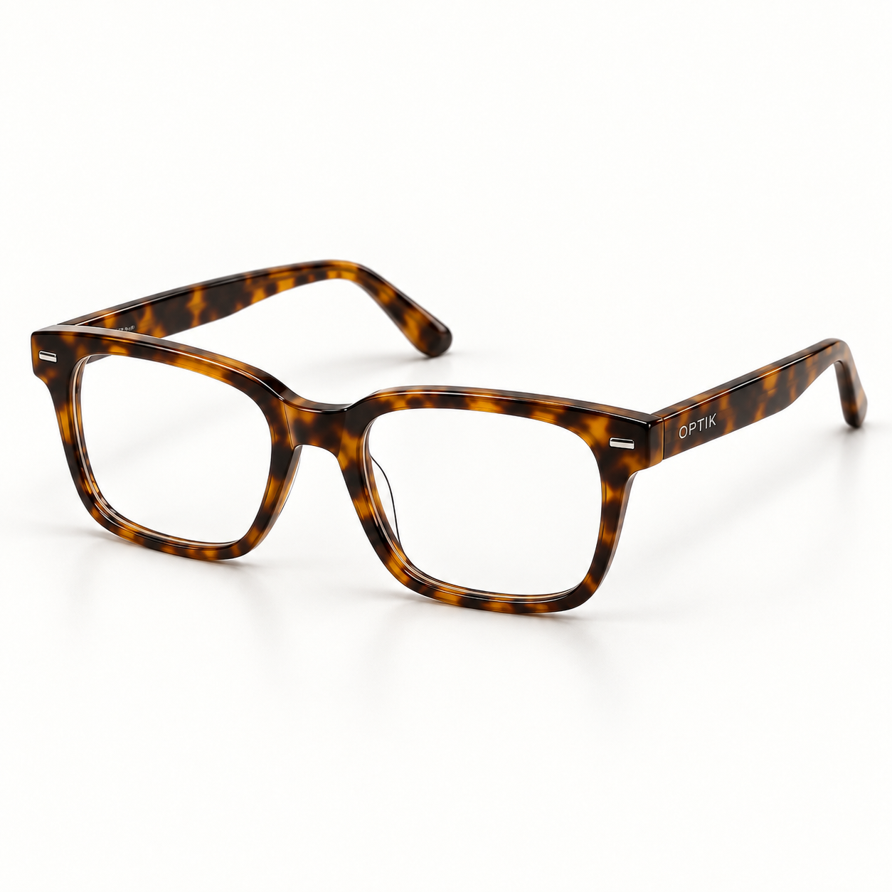 OPTIK Acumen — Tortoise frame, Clear lenses — product