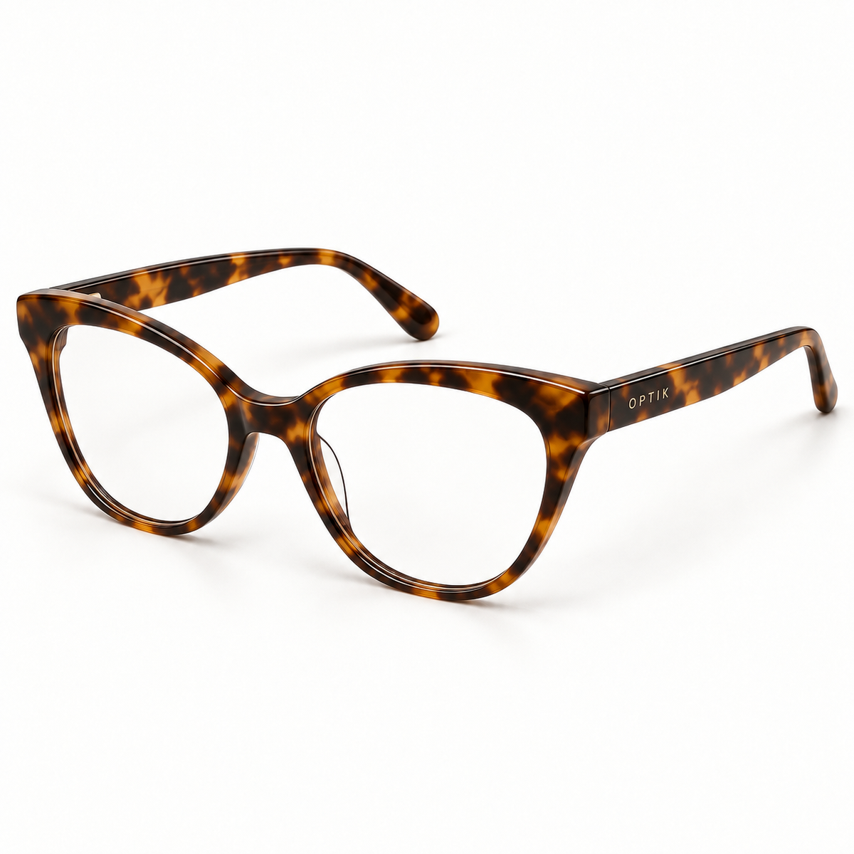 OPTIK Form — Tortoise frame, Clear lenses — product