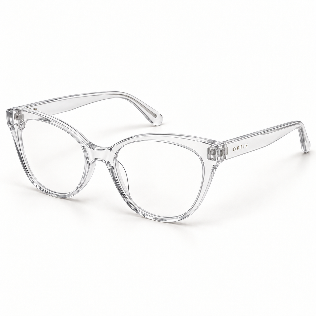OPTIK Form — Crystal frame, Clear lenses — product