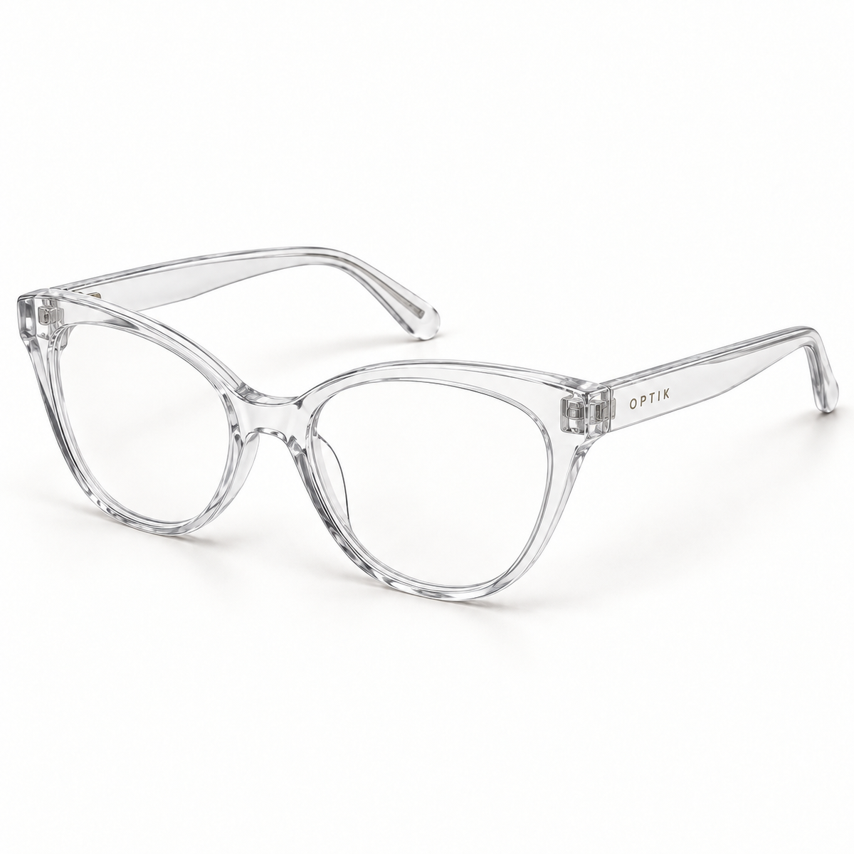 OPTIK Form — Crystal frame, Clear lenses — product