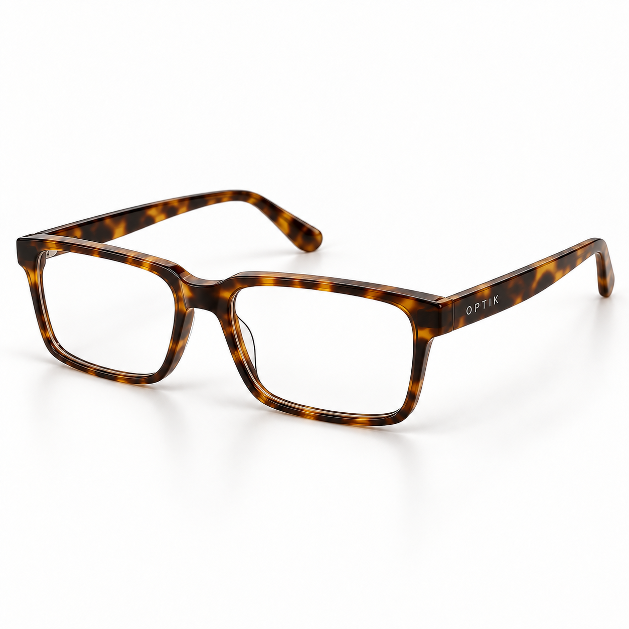 OPTIK Poem — Tortoise frame, Clear lenses — product