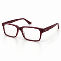 OPTIK Poem — Burgundy frame, Clear lenses — product