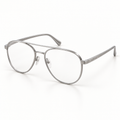 OPTIK Metro — Silver frame, Clear lenses — product