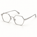 OPTIK Civic — Silver frame, Clear lenses — product